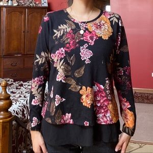 🌻3/$25🌻Floral Long Sleeve Sweater